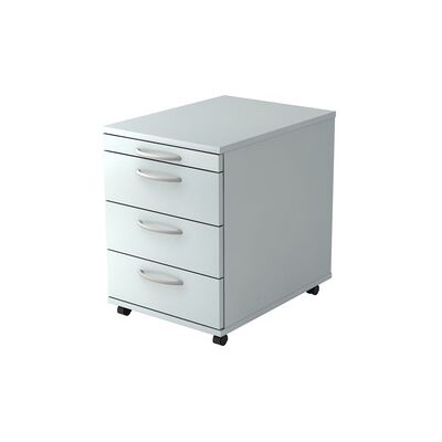 hjh OFFICE PRO BARI 1606 BO - Rollcontainer mit 3 Schubladen - Grau Holzoptik hjh OFFICE PRO BARI 1606 BO - Rollcontainer mit 3 Schubladen - Grau Holzoptik