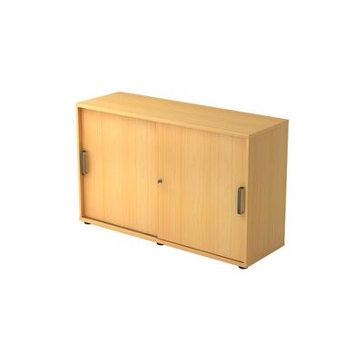 HAMMERBACHER Schiebetürenschrank Buche - 1 Fachboden Büro HAMMERBACHER Schiebetürenschrank Buche - 1 Fachboden Büro