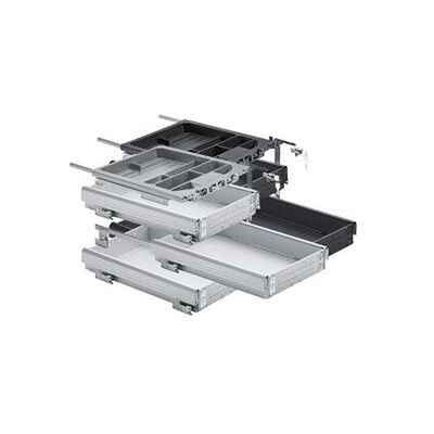 Hettich Büromöb.-Container-Set,Mit Teilauszug,Systema Top 2000 9244093,Stahl Hettich Büromöb.-Container-Set,Mit Teilauszug,Systema Top 2000 9244093,Stahl