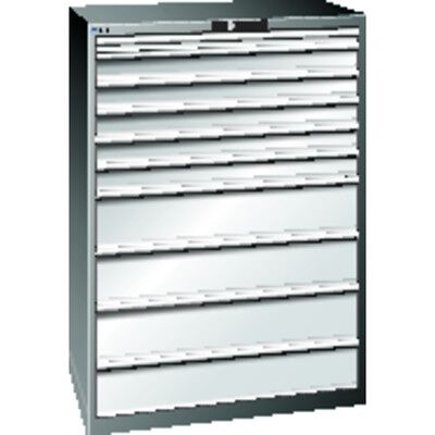 Lista Schubladenschrank Lichtgrau/lichtblau H1450, 10 Schubladen Lista Schubladenschrank Lichtgrau/lichtblau H1450, 10 Schubladen