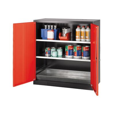 Asecos Chemikalienschrank Rot 1105 X 1055 X 520mm Asecos Chemikalienschrank Rot 1105 X 1055 X 520mm