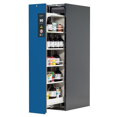 Asecos Sicherheitsschrank V-Line 449 X860 X 1966mm, Ral 5010/7035, 4 Fachböden Asecos Sicherheitsschrank V-Line 449 X860 X 1966mm, Ral 5010/7035, 4 Fachböden