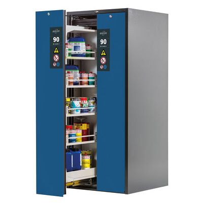 Asecos Sicherheitsschrank V-Line 819 X860 X 1966mm, Ral 5010/7035, 8 Fachböden Asecos Sicherheitsschrank V-Line 819 X860 X 1966mm, Ral 5010/7035, 8 Fachböden