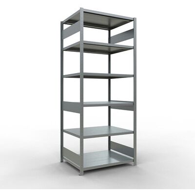 Schulte Stahl-Steckregal - 6 Fachböden - 2500x1000x800mm - Stahl Schulte Stahl-Steckregal - 6 Fachböden - 2500x1000x800mm - Stahl