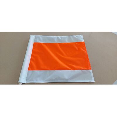 Nobrand Warnflagge 50 X 50 Cm Mit Holzstiel 80 Cm Nobrand Warnflagge 50 X 50 Cm Mit Holzstiel 80 Cm