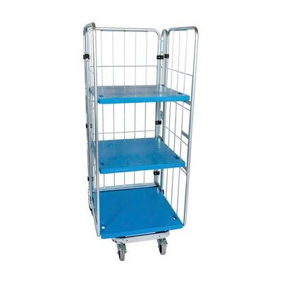 Kaiser Rollbehälter - 1770x729x818mm - Blau - Stahl Kaiser Rollbehälter - 1770x729x818mm - Blau - Stahl