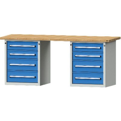 Anke Kombi-Werkbank Grau/blau 2000 X 700 X 50mm 415.098 Anke Kombi-Werkbank Grau/blau 2000 X 700 X 50mm 415.098