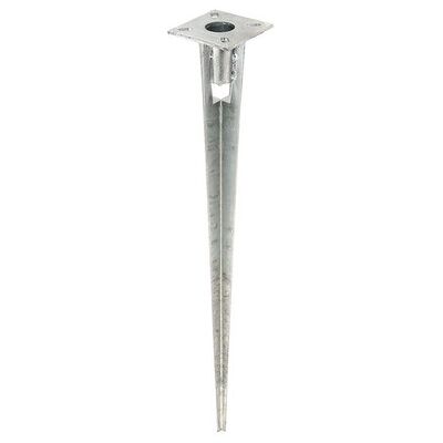 Alberts Einschlag-Bodenhülse F.Stahlrohr-Zaunpf.,Feuerverz.,Länge750mm,Für Pfostenø38mm Alberts Einschlag-Bodenhülse F.Stahlrohr-Zaunpf.,Feuerverz.,Länge750mm,Für Pfostenø38mm
