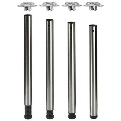 Hettich Mb-Tischbeinset,Ø 60x710mm, Femi, 70149, Schwarz Matt Hettich Mb-Tischbeinset,Ø 60x710mm, Femi, 70149, Schwarz Matt