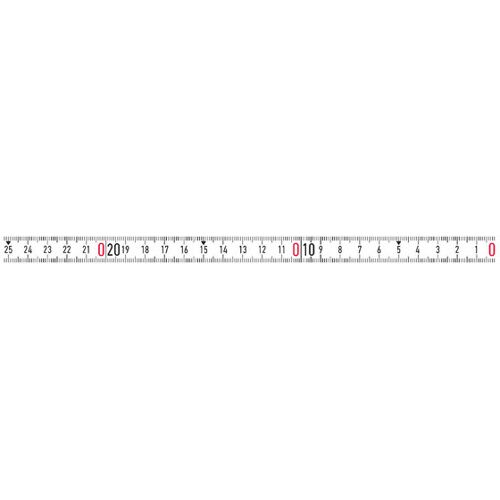 Bmi® - Bandmaß Weiß 2m X 13mm Selbstklebend Rnl-Sk