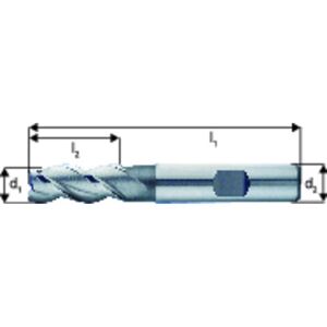 Forum Schaftfräser Alu Din 844b K Hsse Ø10,00mm Forum Schaftfräser Alu Din 844b K Hsse Ø10,00mm