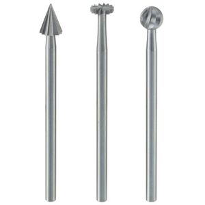 Proxxon Feinfräsersatz (Wolfram-Vanadiumstahl), 3-Teilig (Rad, Kugel, Kegel) Proxxon Feinfräsersatz (Wolfram-Vanadiumstahl), 3-Teilig (Rad, Kugel, Kegel)