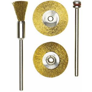 Proxxon Radbürsten, Messing, 22mm, 5 Stück + 1 Träger Proxxon Radbürsten, Messing, 22mm, 5 Stück + 1 Träger