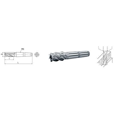 Elmag - Co5-Schaft-Schlichtfräser - Finishing milling cutter Elmag - Co5-Schaft-Schlichtfräser - Finishing milling cutter