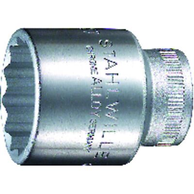 Stahlwille 1/2" (12,5mm) Steckschlüsseleinsatz Sw.19mm L.38mm Stahlwille 1/2" (12,5mm) Steckschlüsseleinsatz Sw.19mm L.38mm