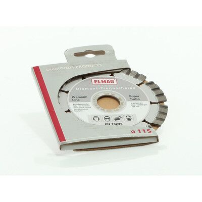 Elmag Diamantscheibe Premium Line - Super Turbo Ø115 X 22,2mm Elmag Diamantscheibe Premium Line - Super Turbo Ø115 X 22,2mm