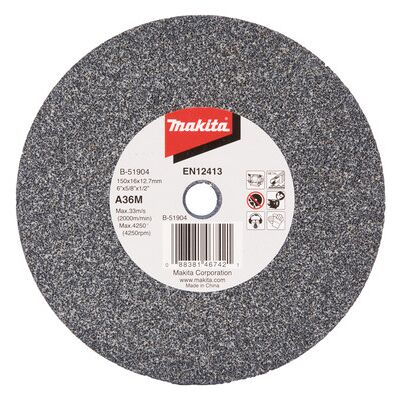 Makita A36M Schleifstein - 150 mm, Grov Korund Makita A36M Schleifstein - 150 mm, Grov Korund