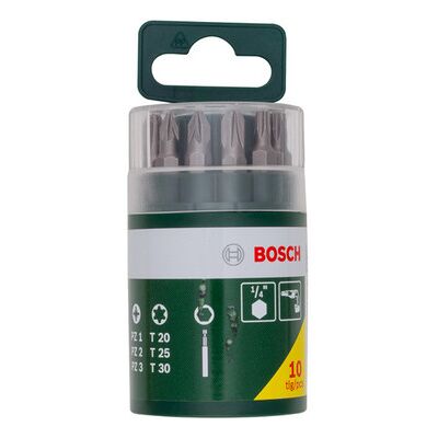 Bosch 2607019452 Schraubenzieherset - 10 Stück Bosch 2607019452 Schraubenzieherset - 10 Stück