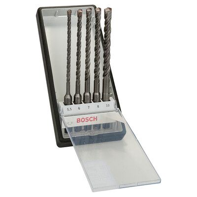 Bosch Hartmetall Hammerbohrer Set SDS-PLUS 5-tlg. - Bohrzubehör Bosch Hartmetall Hammerbohrer Set SDS-PLUS 5-tlg. - Bohrzubehör