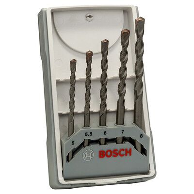 Bosch 5-Tlg. Cyl-3 Betonbohrer-Set, 5–8 mm Bosch 5-Tlg. Cyl-3 Betonbohrer-Set, 5–8 mm
