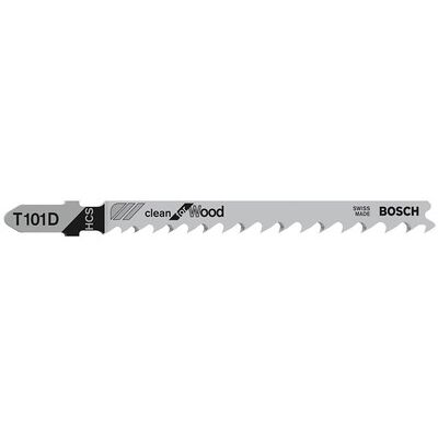 Bosch Stichsägeblatt T 101 D Clean For Wood, 100er-Pack Bosch Stichsägeblatt T 101 D Clean For Wood, 100er-Pack