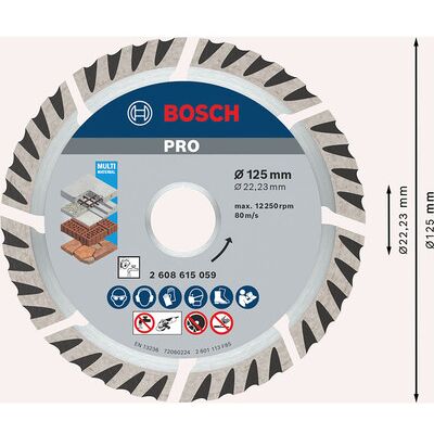 Bosch Modell 2608615059 Diamant-Universal Trennscheibe Bosch Modell 2608615059 Diamant-Universal Trennscheibe
