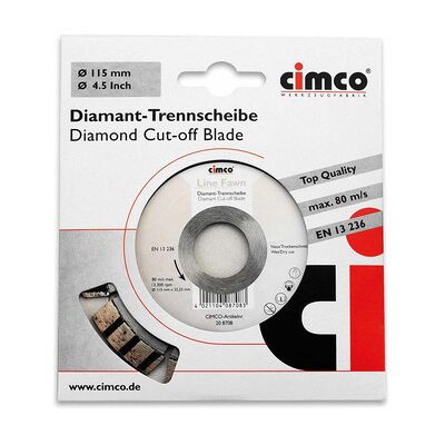 Cimco - CIM208714 - Ø180 - Diamant-Trennscheibe Cimco - CIM208714 - Ø180 - Diamant-Trennscheibe