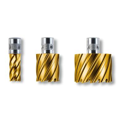 Fein Modell 25 Bohrkrone - Langlebige TIN-Beschichtung, 25mm Tiefe Fein Modell 25 Bohrkrone - Langlebige TIN-Beschichtung, 25mm Tiefe