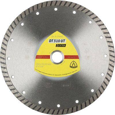 Klingspor Diamanttrennscheibe Dt 310 Ut, 100 X 2 X 22,23mm 2 X 10mm, Geschl. Rand Turbo Klingspor Diamanttrennscheibe Dt 310 Ut, 100 X 2 X 22,23mm 2 X 10mm, Geschl. Rand Turbo