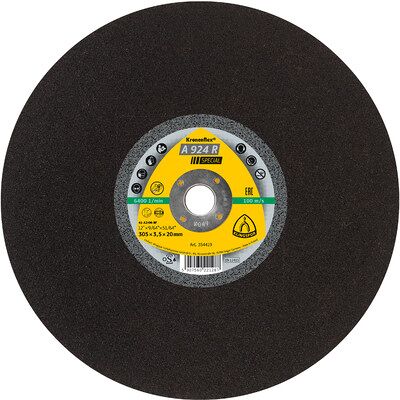 Klingspor Großtrennscheibe A 924 R, 305 X 4 X 20mm Gerade, 1 Stück Klingspor Großtrennscheibe A 924 R, 305 X 4 X 20mm Gerade, 1 Stück