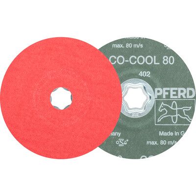 Pferd Combiclick Keramikkorn Fiberscheibe Ø 125 Mm Co-Cool80 Für Edelstahl (5) Pferd Combiclick Keramikkorn Fiberscheibe Ø 125 Mm Co-Cool80 Für Edelstahl (5)