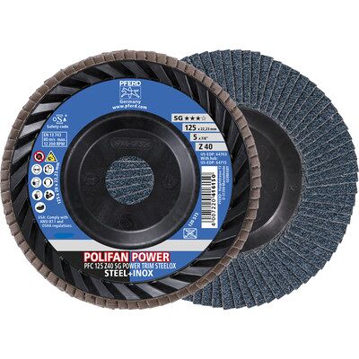PFERD 69301039 PFC 125 Z 40 SG Power Trim STEELOX - Schleifscheibe zum Trimmen PFERD 69301039 PFC 125 Z 40 SG Power Trim STEELOX - Schleifscheibe zum Trimmen