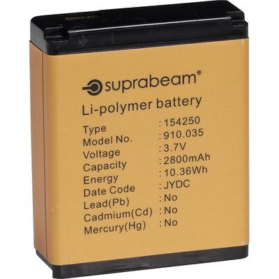 Suprabeam Modell 154250 - Wiederaufladbare V3/V4 Batterie Suprabeam Modell 154250 - Wiederaufladbare V3/V4 Batterie