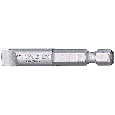 Stahlwille Bit-Schraubendrehereinsatz 1,2 X 6,5mm Außen-6kant E 6,3mm L.50mm Stahlwille Bit-Schraubendrehereinsatz 1,2 X 6,5mm Außen-6kant E 6,3mm L.50mm