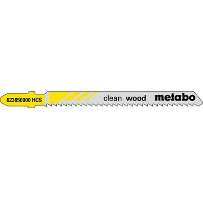 Metabo Stichsägeblatt "Clean Wood" 74 X 2,5mm, Hcs, Type 23650 623608000, 25er-Pack Metabo Stichsägeblatt "Clean Wood" 74 X 2,5mm, Hcs, Type 23650 623608000, 25er-Pack