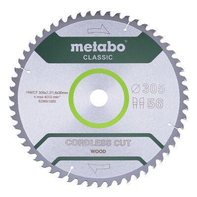 Metabo Kreissägeblatt Hw/CT 305X30x56 - Classic - Kreissägeblatt Metabo Kreissägeblatt Hw/CT 305X30x56 - Classic - Kreissägeblatt