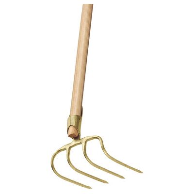 Ideal Dunghacke - 4 Zinken, 1300 mm Stiellänge, Federdülle - Schaufel Ideal Dunghacke - 4 Zinken, 1300 mm Stiellänge, Federdülle - Schaufel