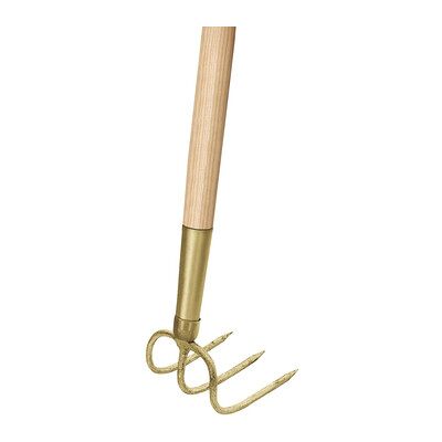 Ideal Gartenhacke - 3 Zinken, 135cm, Gold - Gartenhacke Ideal Gartenhacke - 3 Zinken, 135cm, Gold - Gartenhacke