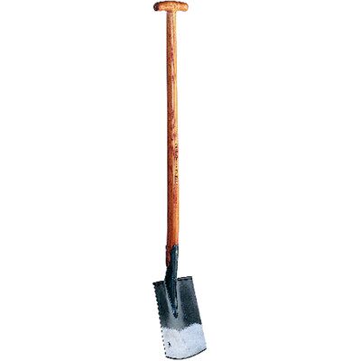 SHW Rex Dunkel lackierter Spaten - Konische Kante, Tritt, 90cm Griff - Spaten SHW Rex Dunkel lackierter Spaten - Konische Kante, Tritt, 90cm Griff - Spaten
