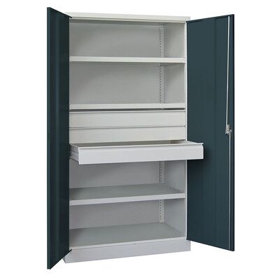 Pavoy Schwerlastschrank 36365-104-003-735716 Ral 7035/7016 Pavoy Schwerlastschrank 36365-104-003-735716 Ral 7035/7016