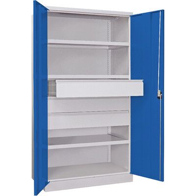 Pavoy Schwerlastschrank 36362-104-002-735510 Ral7035/5010 Pavoy Schwerlastschrank 36362-104-002-735510 Ral7035/5010