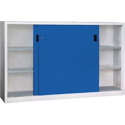 Pavoy Schwerlastschiebetürenschrank 30331-200-600-735510 Ral7035/5010 Pavoy Schwerlastschiebetürenschrank 30331-200-600-735510 Ral7035/5010
