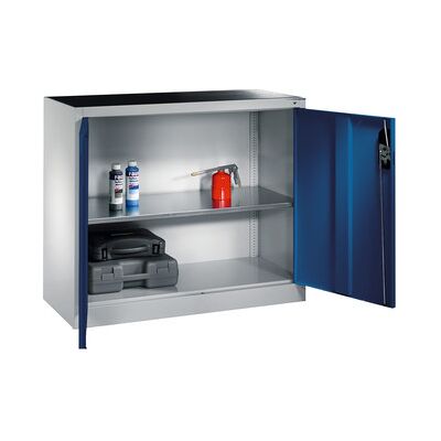 C+p Flgltür. Werkz.-Beist.Schr 1000x1200x400lichtgr / Enz.Blau 1 Bo C+p Flgltür. Werkz.-Beist.Schr 1000x1200x400lichtgr / Enz.Blau 1 Bo