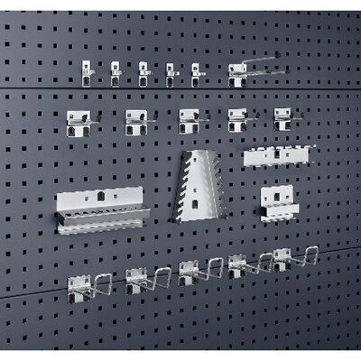 Bott Perfo Sortiment Mit 20 Teilen, 10 Haken, 5 Werkzeugklemmen, 5 Halter Bott Perfo Sortiment Mit 20 Teilen, 10 Haken, 5 Werkzeugklemmen, 5 Halter