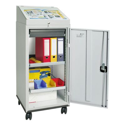 Stumpf Schreibpultschrank 1310 X 500 X 500mm Grau Stumpf Schreibpultschrank 1310 X 500 X 500mm Grau