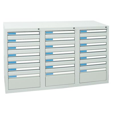 Stumpf Schubladenschrank Esta3 900 X 1500 X 500mm Ral 35/7035 Stumpf Schubladenschrank Esta3 900 X 1500 X 500mm Ral 35/7035
