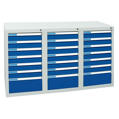 Stumpf Schubladenschrank Esta3 900 X 1500 X 500mm Ral 35/5010 Stumpf Schubladenschrank Esta3 900 X 1500 X 500mm Ral 35/5010