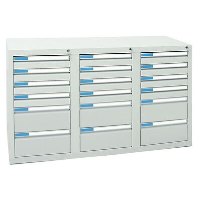 Stumpf Schubladenschrank Esta3 900 X 1500 X 500mm Ral 35/7035 Stumpf Schubladenschrank Esta3 900 X 1500 X 500mm Ral 35/7035
