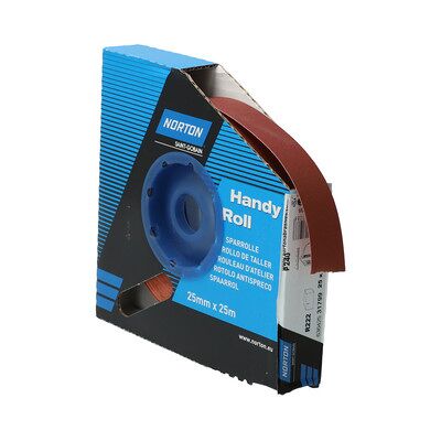 Norton Clipper Sparrolle R222 25mm X 25m P240 Norton Clipper Sparrolle R222 25mm X 25m P240