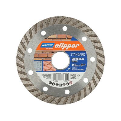 Norton Clipper Diamantscheibe Standard Universal Turbo Ø115mm - Produkt Norton Clipper Diamantscheibe Standard Universal Turbo Ø115mm - Produkt